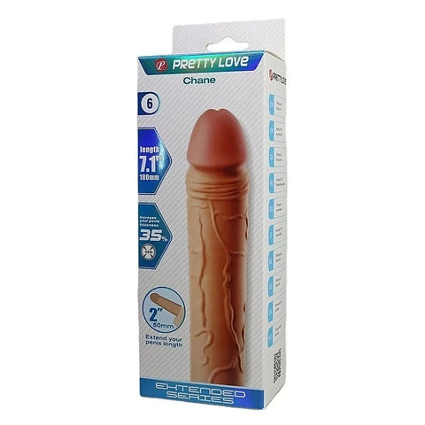 Pretty Love Chane 7.1 Inch Penis Extender Sleeve by Baile