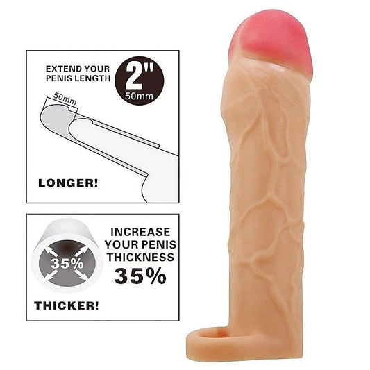 Pretty Love Hani 7.1 Inch Cock Sleeve by Baile