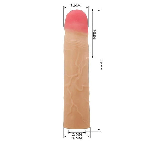 Pretty Love Kylian 7.1 Inch Penis Extender Sleeve by Baile