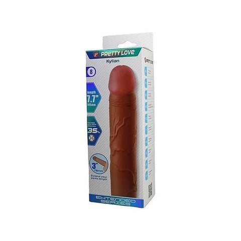 Pretty Love Kylian 7.1 Inch Penis Extender Sleeve by Baile