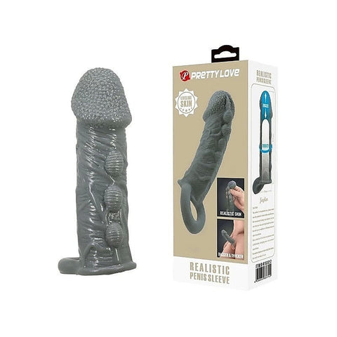 Pretty Love Realistic Stretchy Penis Sleeve by Baile