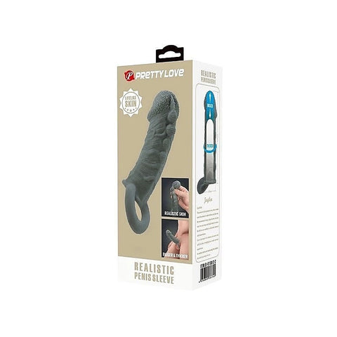 Pretty Love Realistic Stretchy Penis Sleeve by Baile