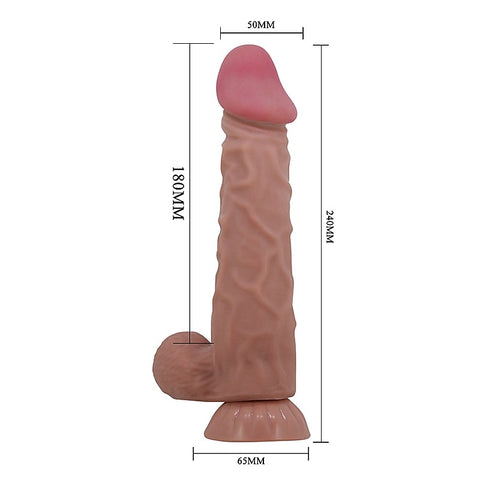 Pretty Love Buraq 9.4 Inch Realistic Dong by Baile