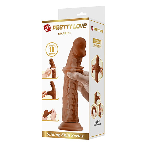 Pretty Love Sharife 10 Inch Super Realistic Dong by Baile