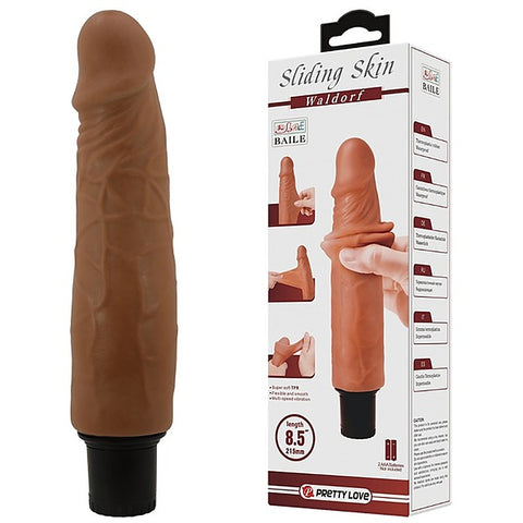 Pretty Love Waldorf 8.5 Inch Vibrating Dildo by Baile