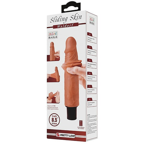Pretty Love Waldorf 8.5 Inch Vibrating Dildo by Baile