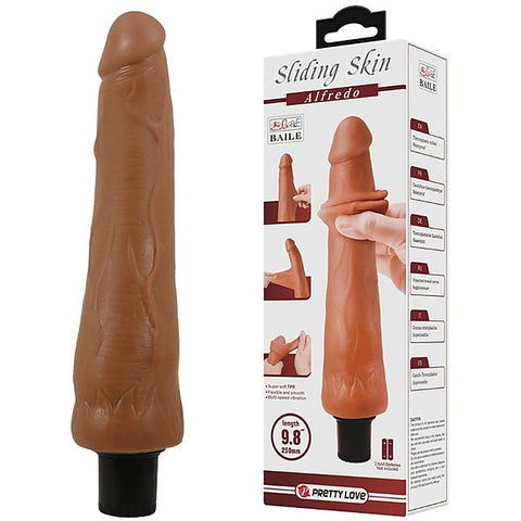 Pretty Love Alfredo 9.8 Inch Realistic Vibrating Cock