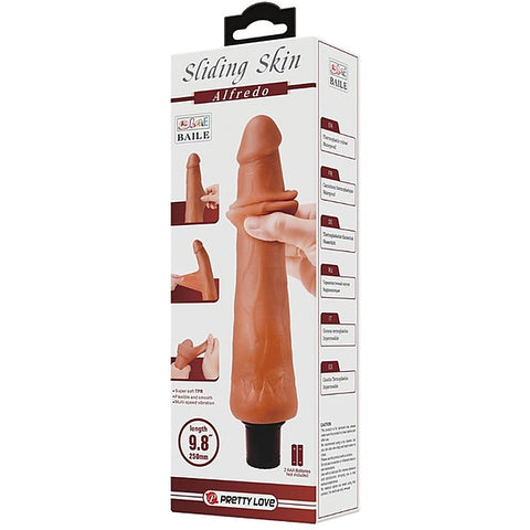Pretty Love Alfredo 9.8 Inch Realistic Vibrating Cock