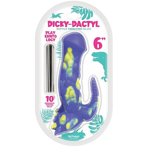 Dicky Dactyl 6 Inch Vibrating Dong by Hott Products
