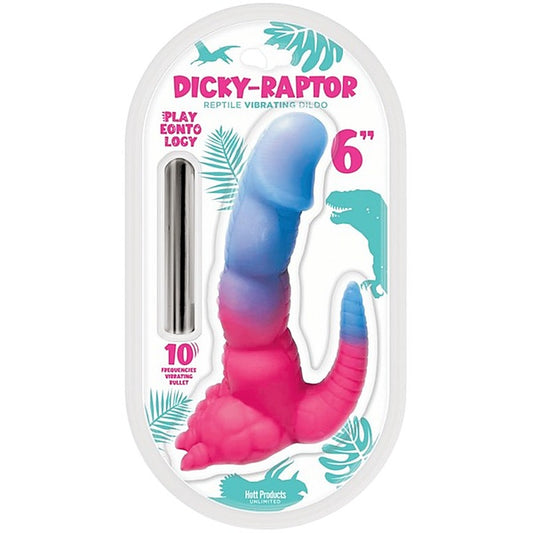 Dicky-Raptor 6 Inch Vibrating Dildo by Hott Products