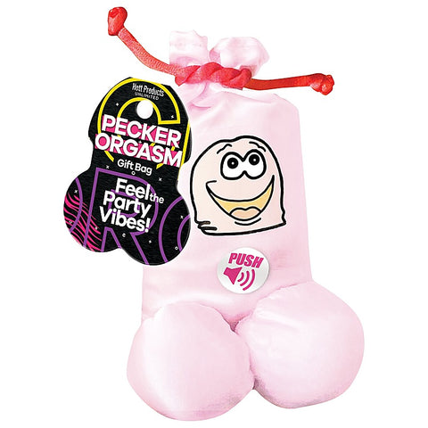 Pecker Orgasm Talking Audible Gift Bag by Hott Products