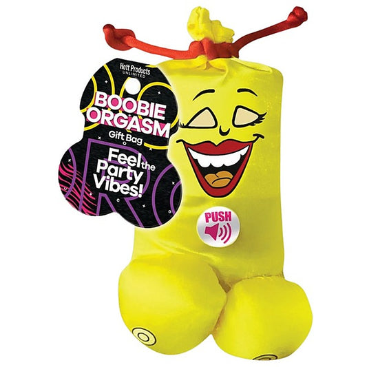 Boobie Orgasm Talking Audible Party Gift Bag
