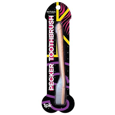 Toothbrush With Pecker Shaped Handle by Hott Products