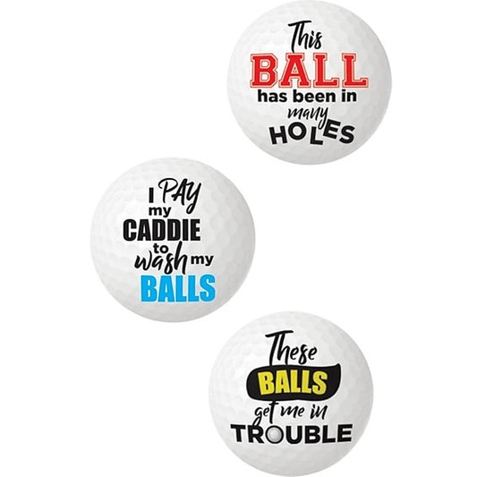 Balls Deep Novelty Golf Balls by Hott Products