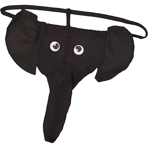 Cotton with Stretch Waistband Elephant Thong