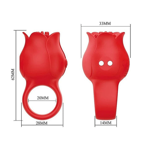 Pretty Love Jae Rose Adult Finger Vibrator by Baile