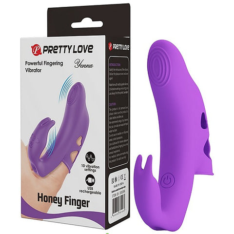 Yenna Rechargeable Honey Finger Vibrator by Baile