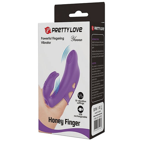Yenna Rechargeable Honey Finger Vibrator by Baile