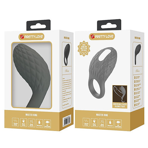Pretty Love Master Ring Helious Vibrating Cock Ring by Baile