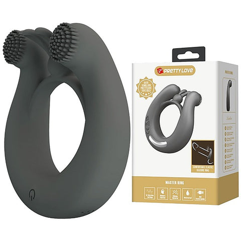 Pretty Love Master Dahlia Vibrating Cock Ring by Baile