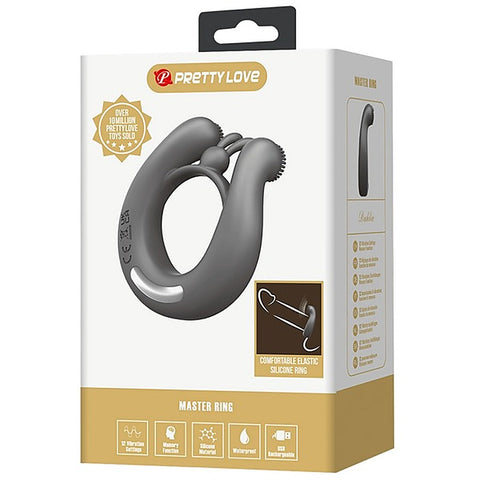Pretty Love Master Dahlia Vibrating Cock Ring by Baile
