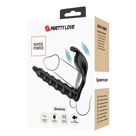 Blackney Rechargeable 7 Functions Cock Ring by Baile