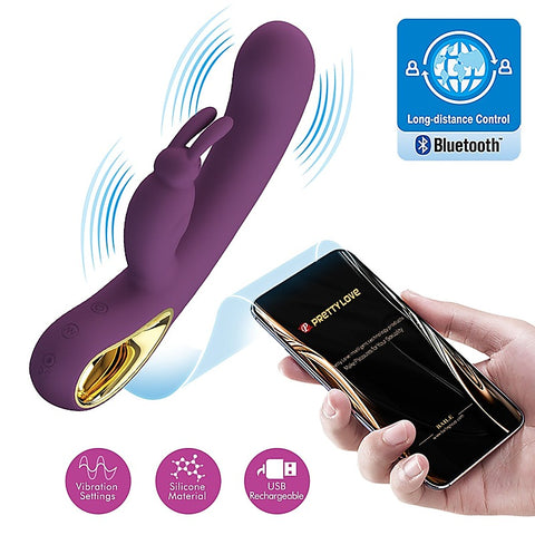 Pretty Love Liam App Control Rabbit Vibrator by Baile