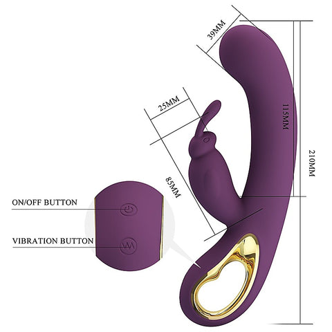 Pretty Love Liam App Control Rabbit Vibrator by Baile