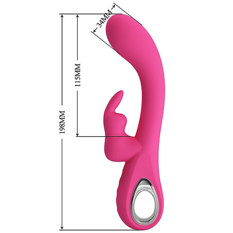 Pretty Love Novak 12 Functions Rabbit Vibrator by Baile