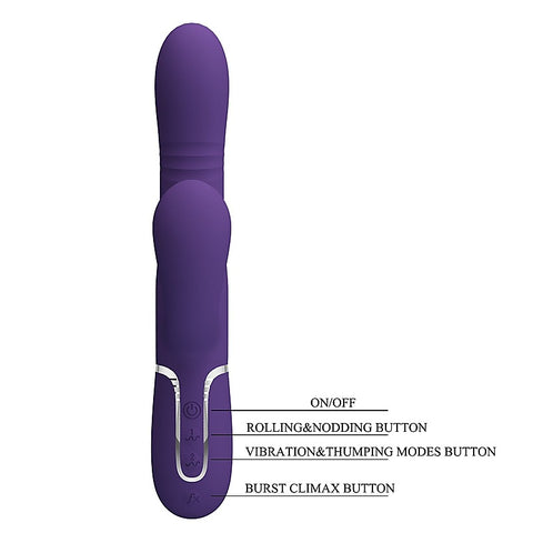 Mariana 4 in 1 Multi Function Rabbit Vibrator by Baile