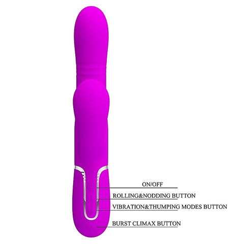 Mariana 4 in 1 Multi Function Rabbit Vibrator by Baile