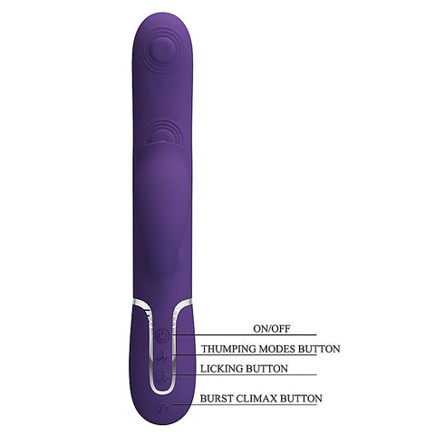 Pretty Love Gigi 3 in 1 Multi Function Rabbit Massager