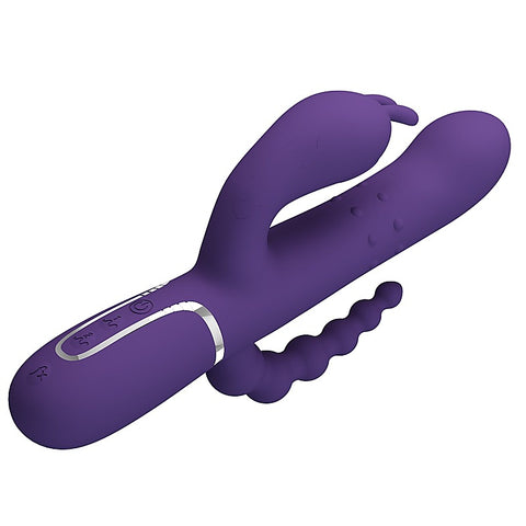 Pretty Love Cammy 4 in 1 Triple Rabbit Vibrator by Baile
