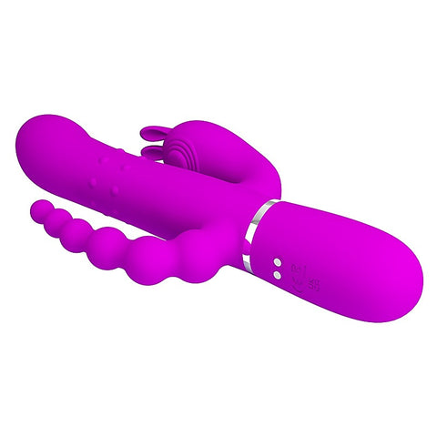 Pretty Love Cammy 4 in 1 Triple Rabbit Vibrator by Baile
