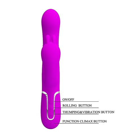 Pretty Love Cammy 4 in 1 Triple Rabbit Vibrator by Baile