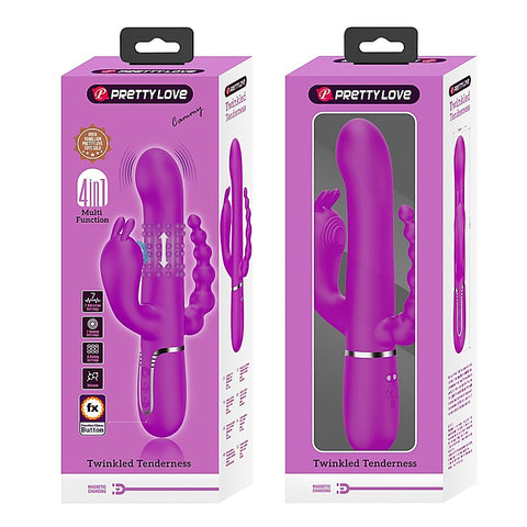Pretty Love Cammy 4 in 1 Triple Rabbit Vibrator by Baile