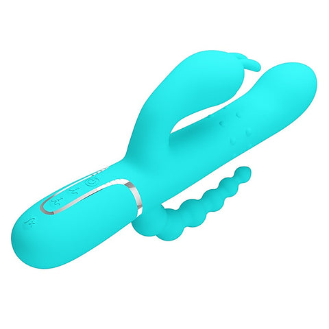 Pretty Love Cammy 4 in 1 Triple Rabbit Vibrator by Baile