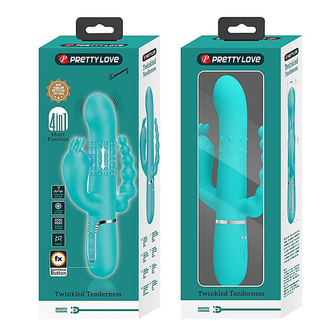 Pretty Love Cammy 4 in 1 Triple Rabbit Vibrator by Baile
