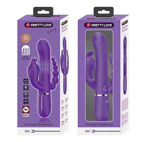 Pretty Love Cammy 4 in 1 Triple Rabbit Vibrator by Baile