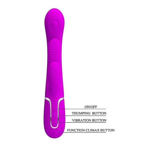 Pretty Love Shania 4 in 1 Rabbit Vibrator by Baile