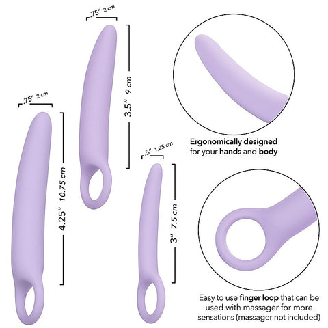 Alena Set of 3 Silicone Dilators by California Exotics