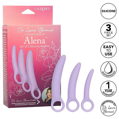 Alena Set of 3 Silicone Dilators by California Exotics
