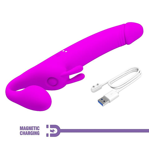 Zanini Vibrating Strapless Strap-On by Baile