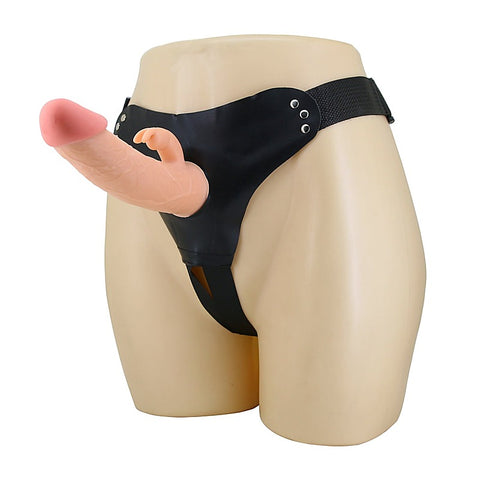 Mavis Strap-On Harness with 7.4 Inch Dildo by Baile