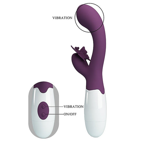 Butterfly Kiss Rabbit Vibrator by Baile