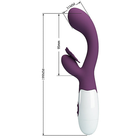 Butterfly Kiss Rabbit Vibrator by Baile