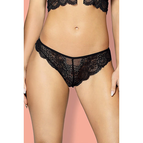 Womens Sexy Panty Black S/M by Smillie Lingerie