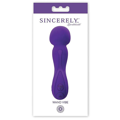Sincerely Vibrating Body Wand Massager by Sportsheets