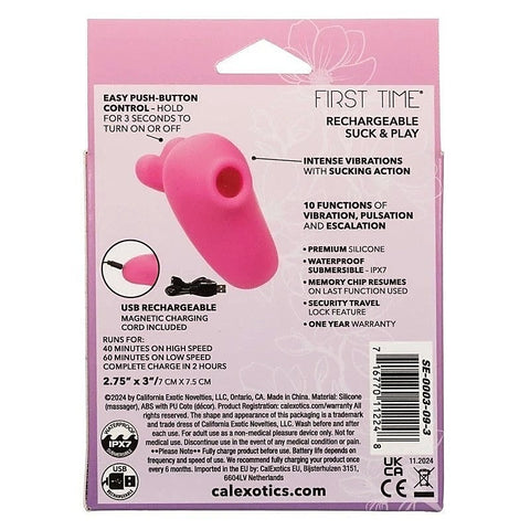 First Time Rechargeable Suck & Play Stimulator
