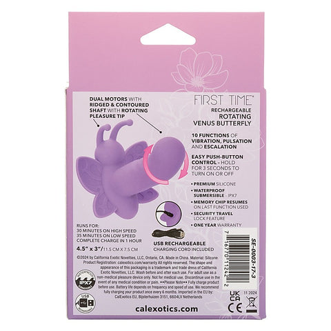 First Time Rotating Venus Butterfly Massager